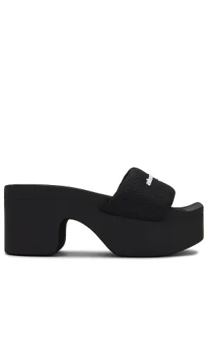 Alexander Wang AW Platform Slide in Black