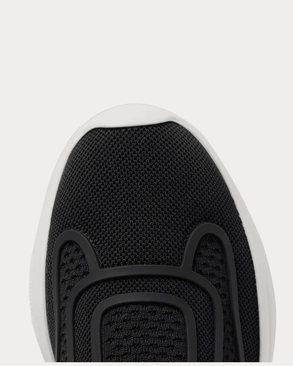 America's Cup Rubber-Trimmed Mesh Slip-On  Black low top sneakers
