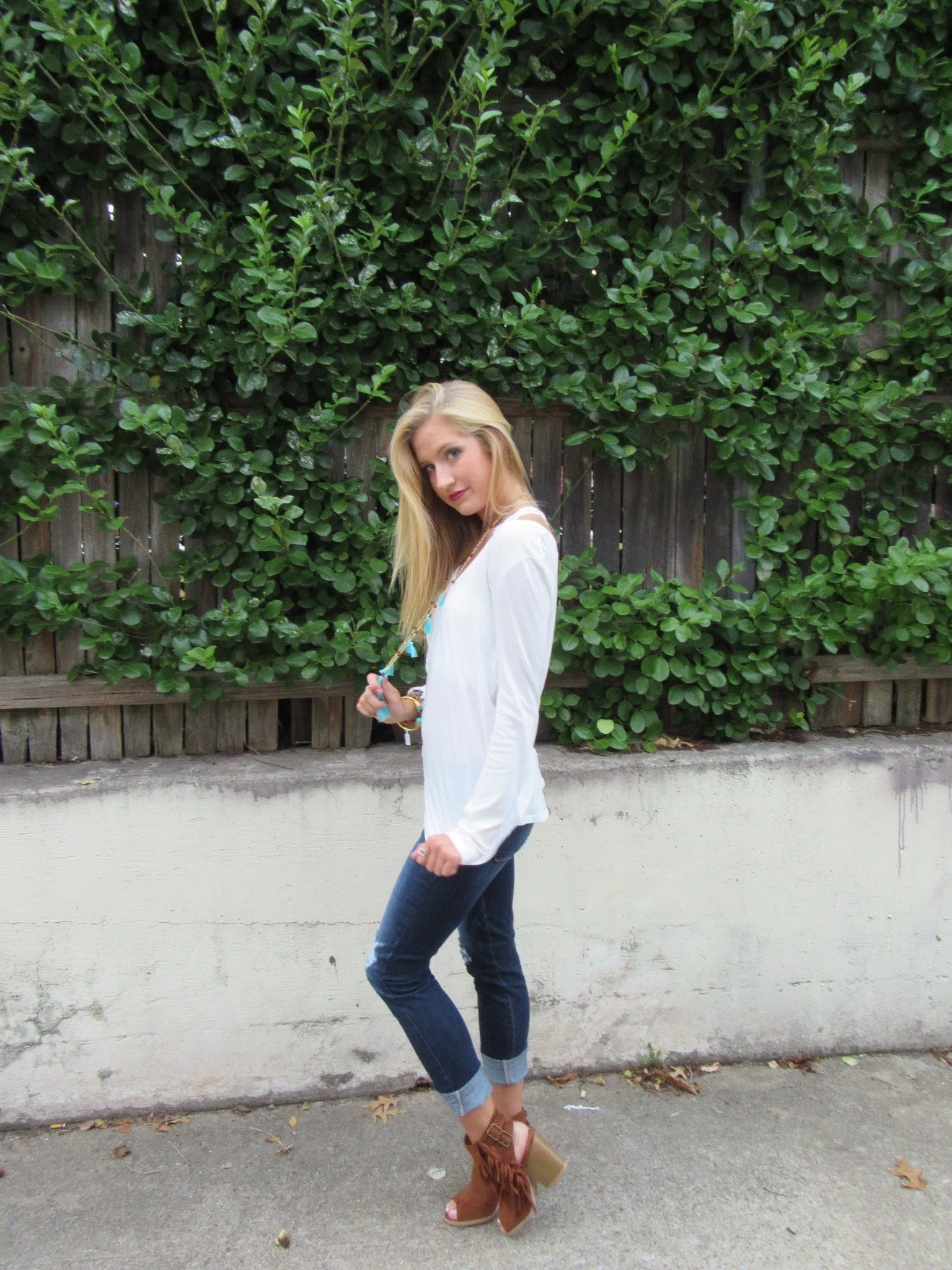BOBI LongSleeve PERFECT Boyfriend Pocket Tee