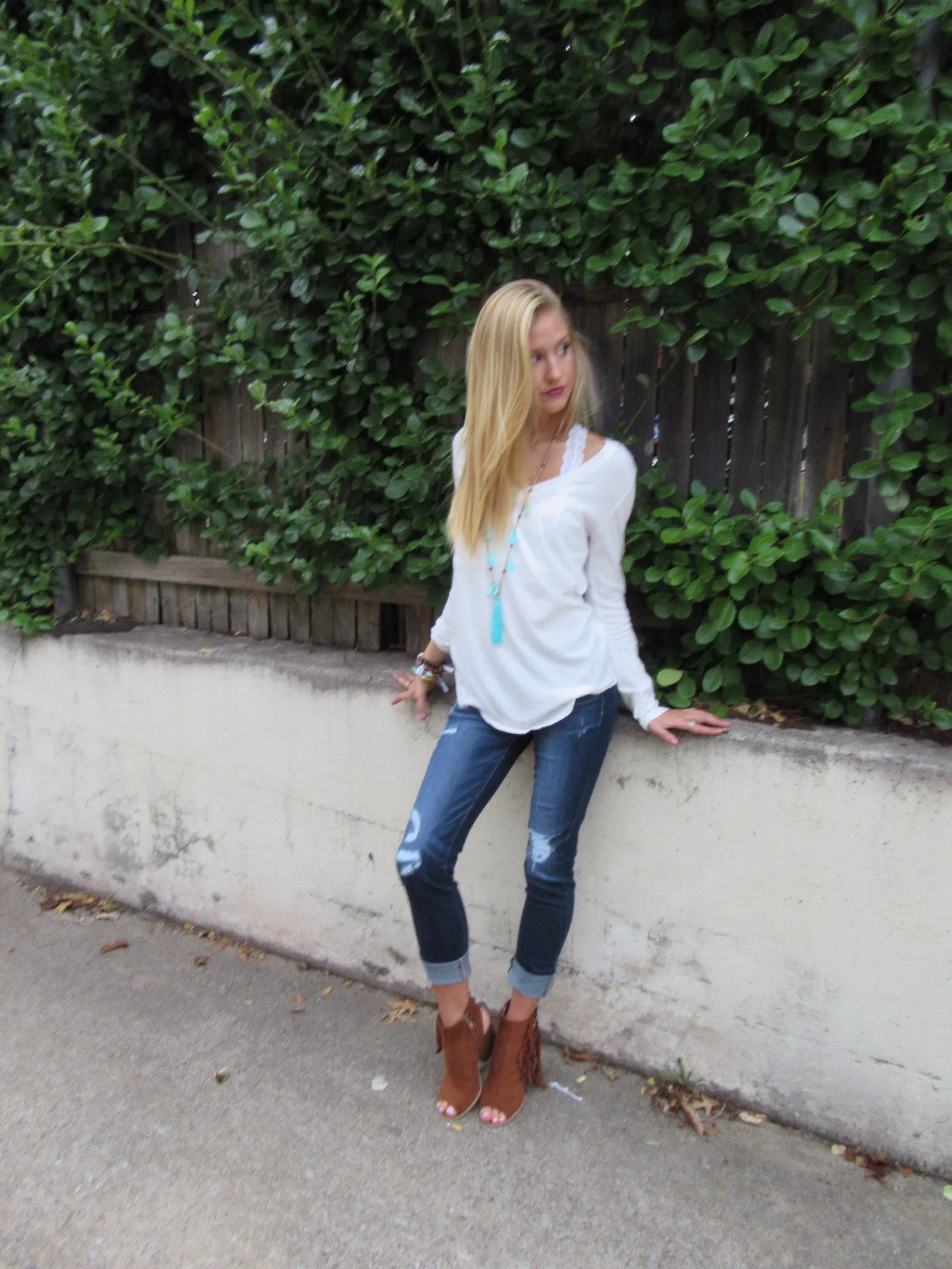 BOBI LongSleeve PERFECT Boyfriend Pocket Tee