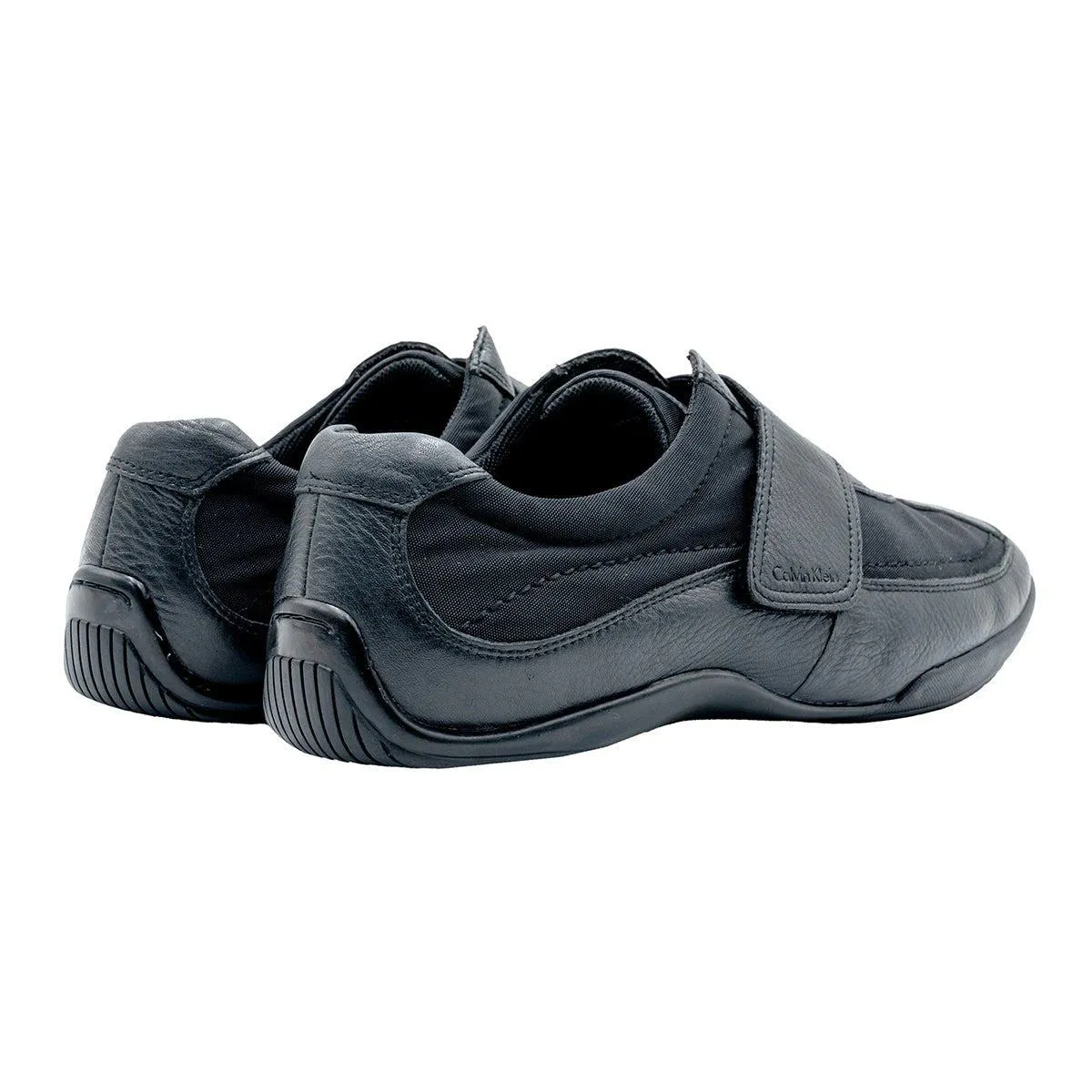 Calvin Klein Low-Top Sneakers Leather Black Colour For Men