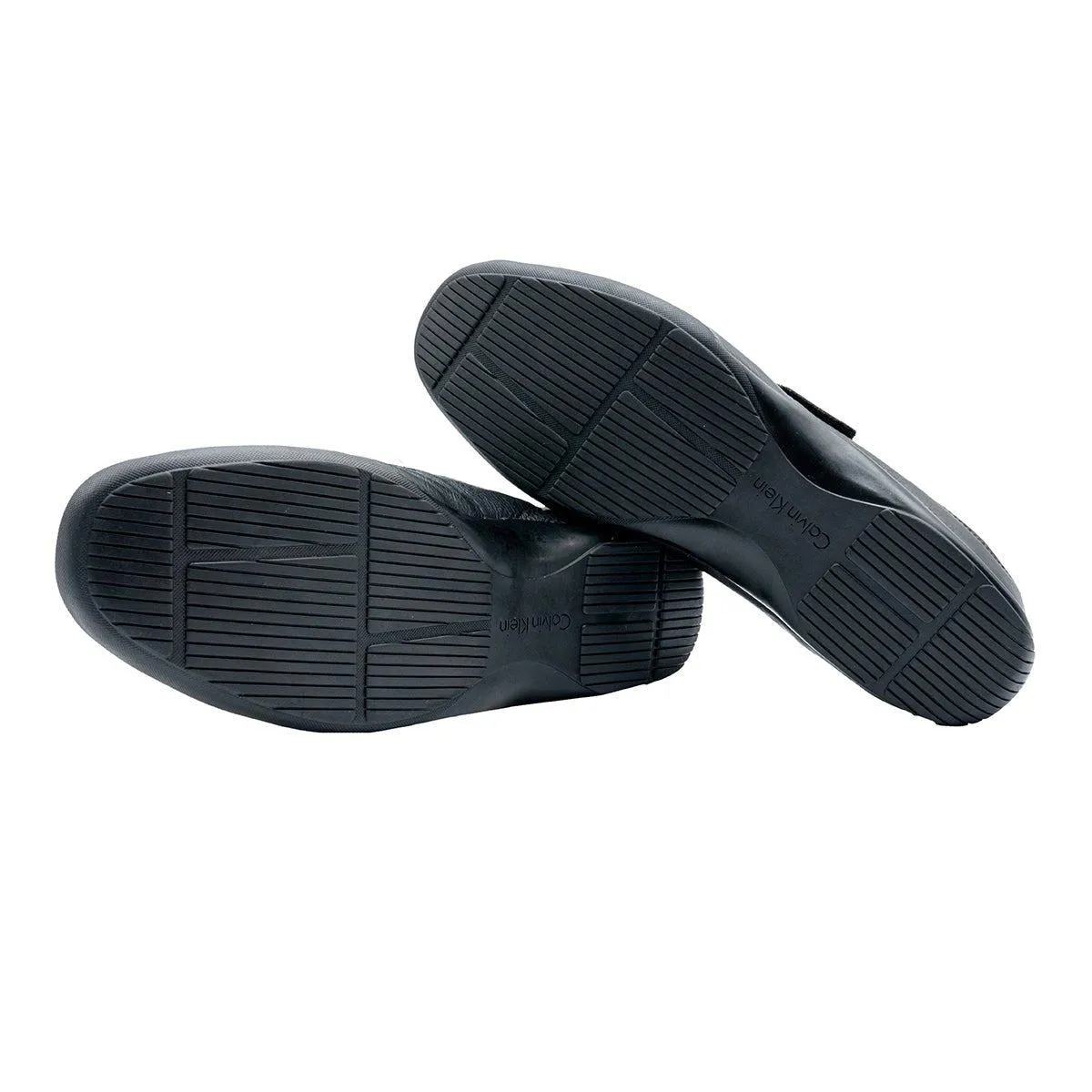 Calvin Klein Low-Top Sneakers Leather Black Colour For Men