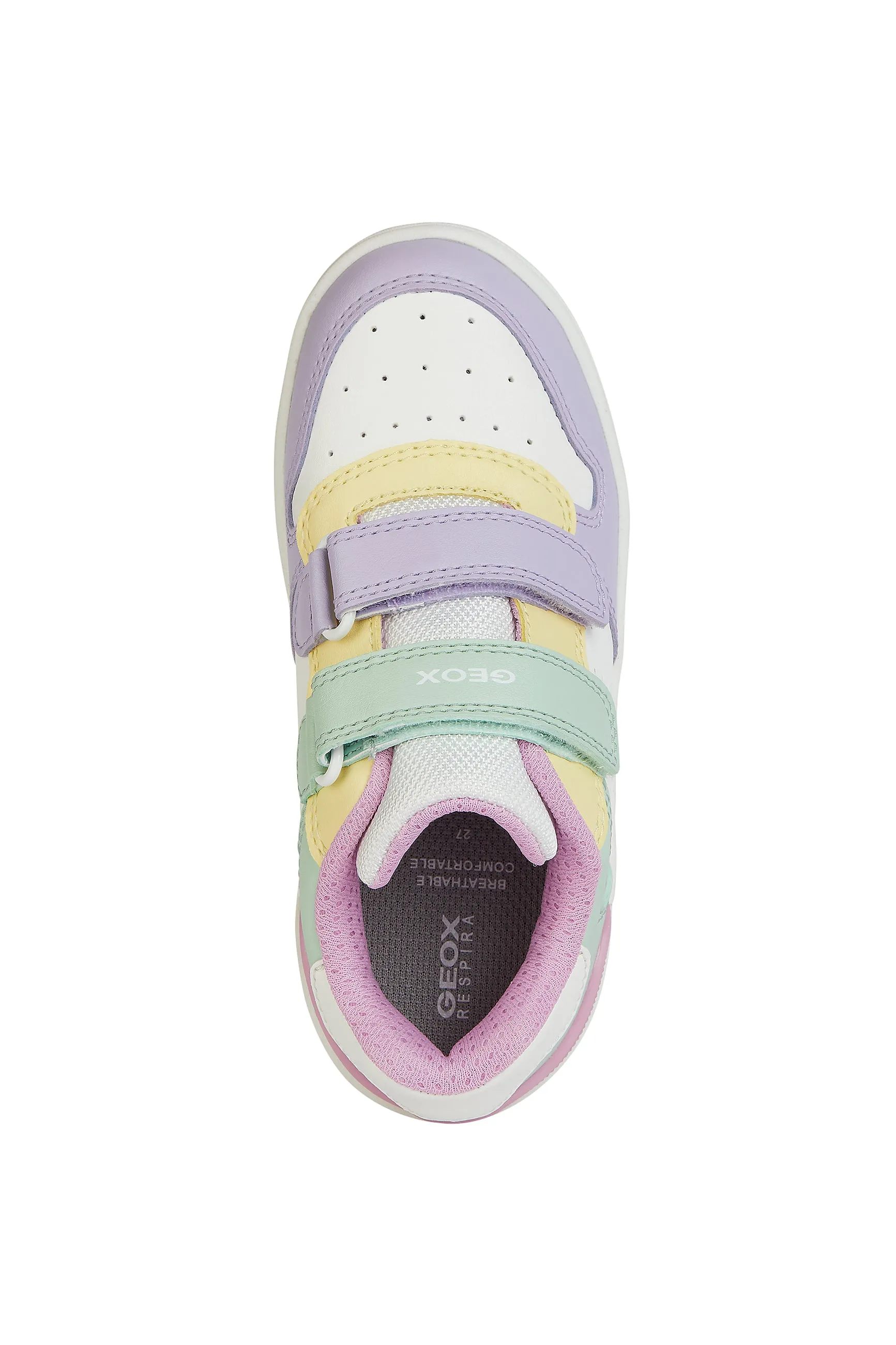 Geox Washiba | White/Multi Kids Sneakers