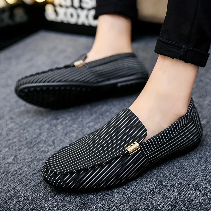 Herenpantoffels - Stijlvolle casual schoenen met geometrisch patroon