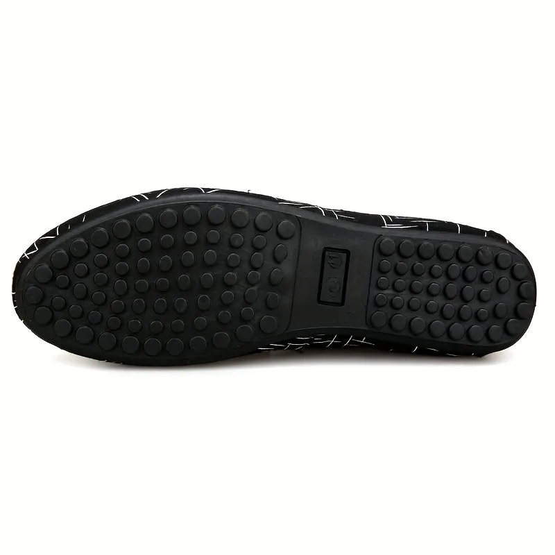 Herenpantoffels - Stijlvolle casual schoenen met geometrisch patroon
