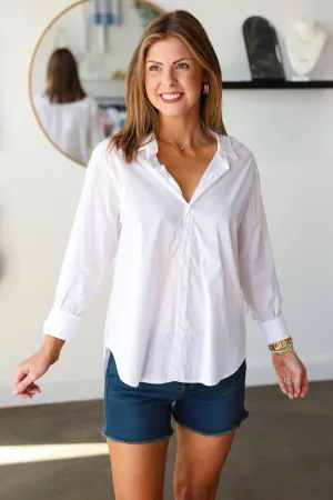 Lolita Button Down Top - White
