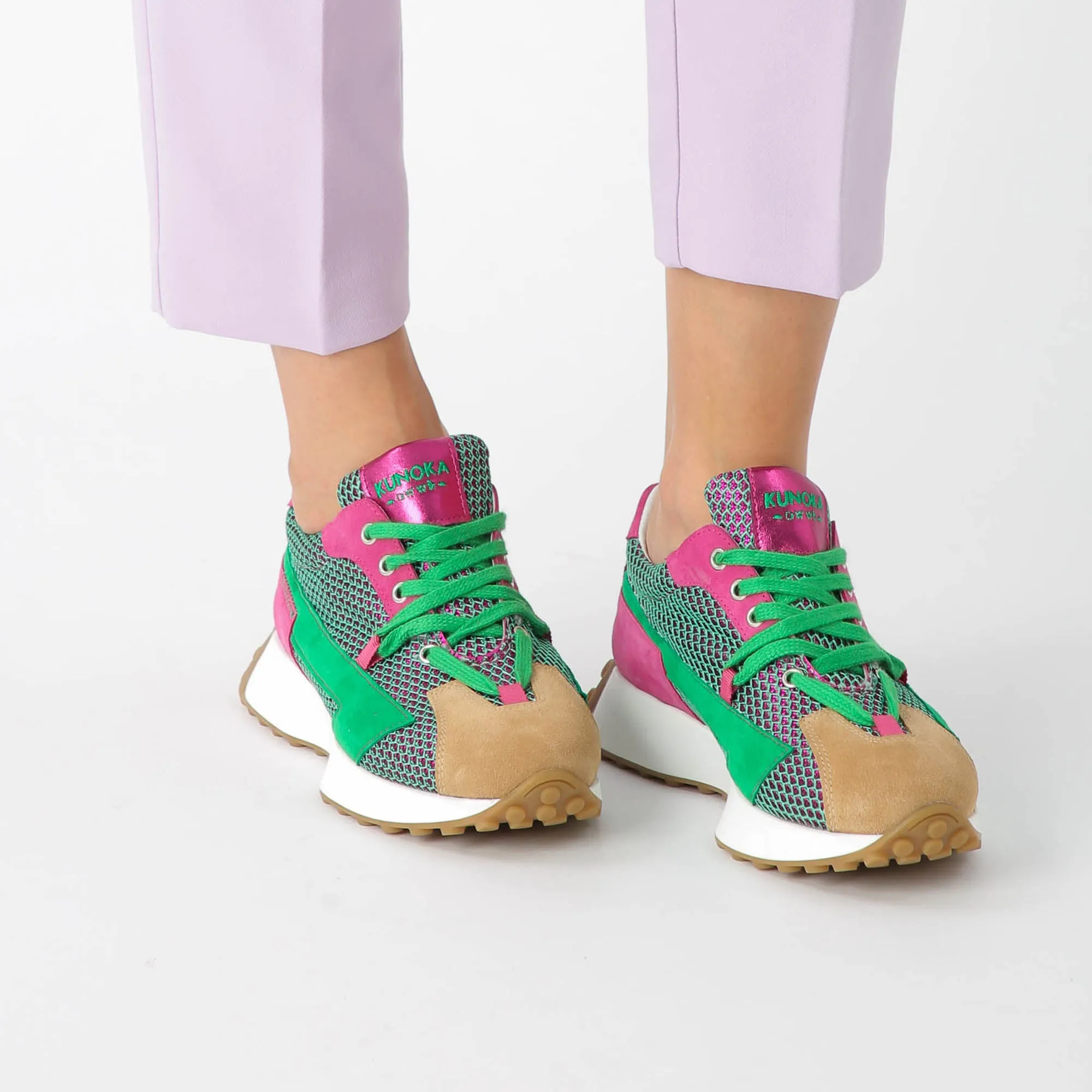 LUNA platform sneaker - Orchid