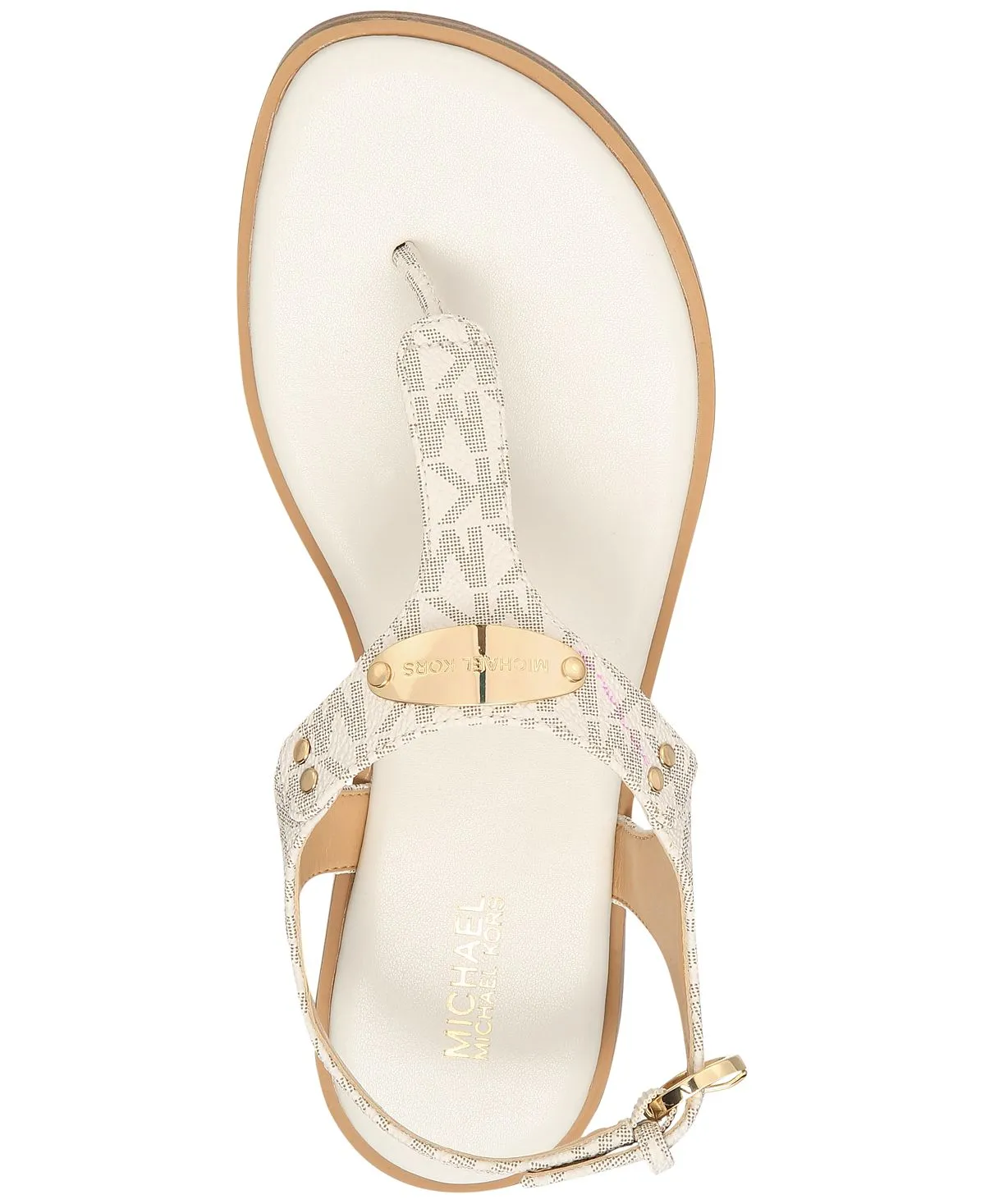 Michael Kors Women's MK Strappy Flat Sandals