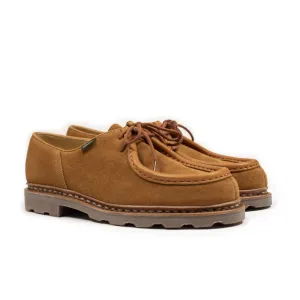 Michael tyrolean derbies in whiskey suede