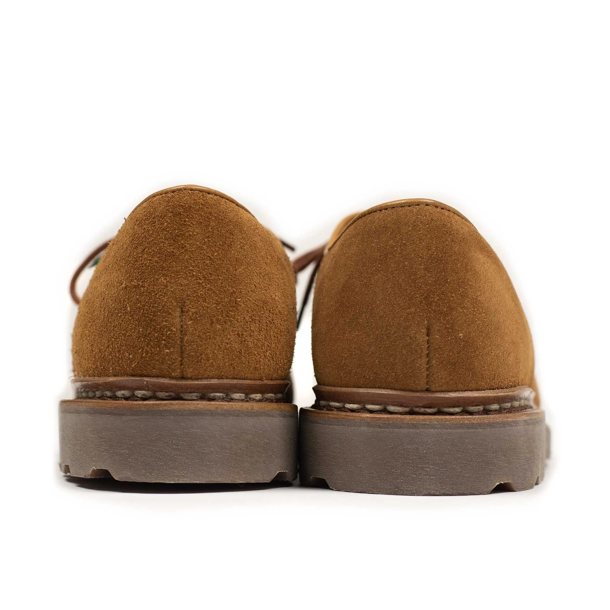 Michael tyrolean derbies in whiskey suede