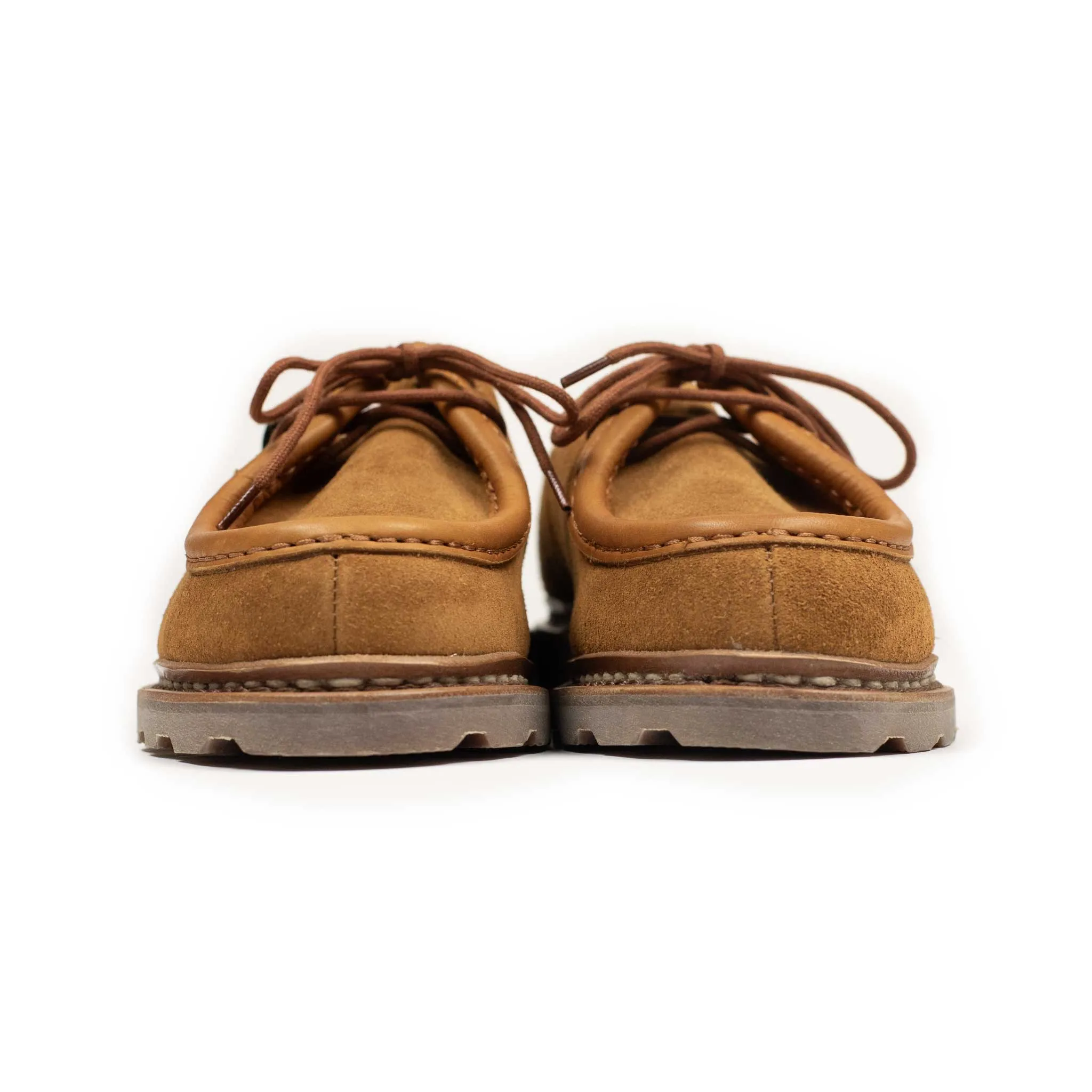 Michael tyrolean derbies in whiskey suede