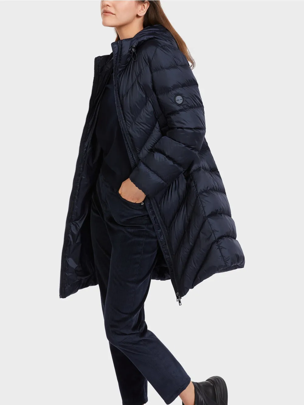 midnight blue sporty coat