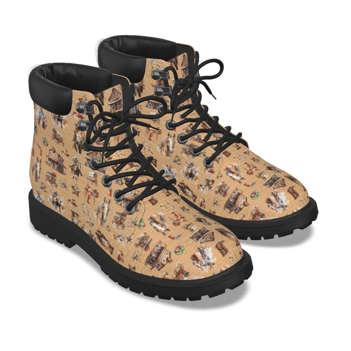 Misc AWESOME Designs Women's Martin Short Boots. Set 1 of 2