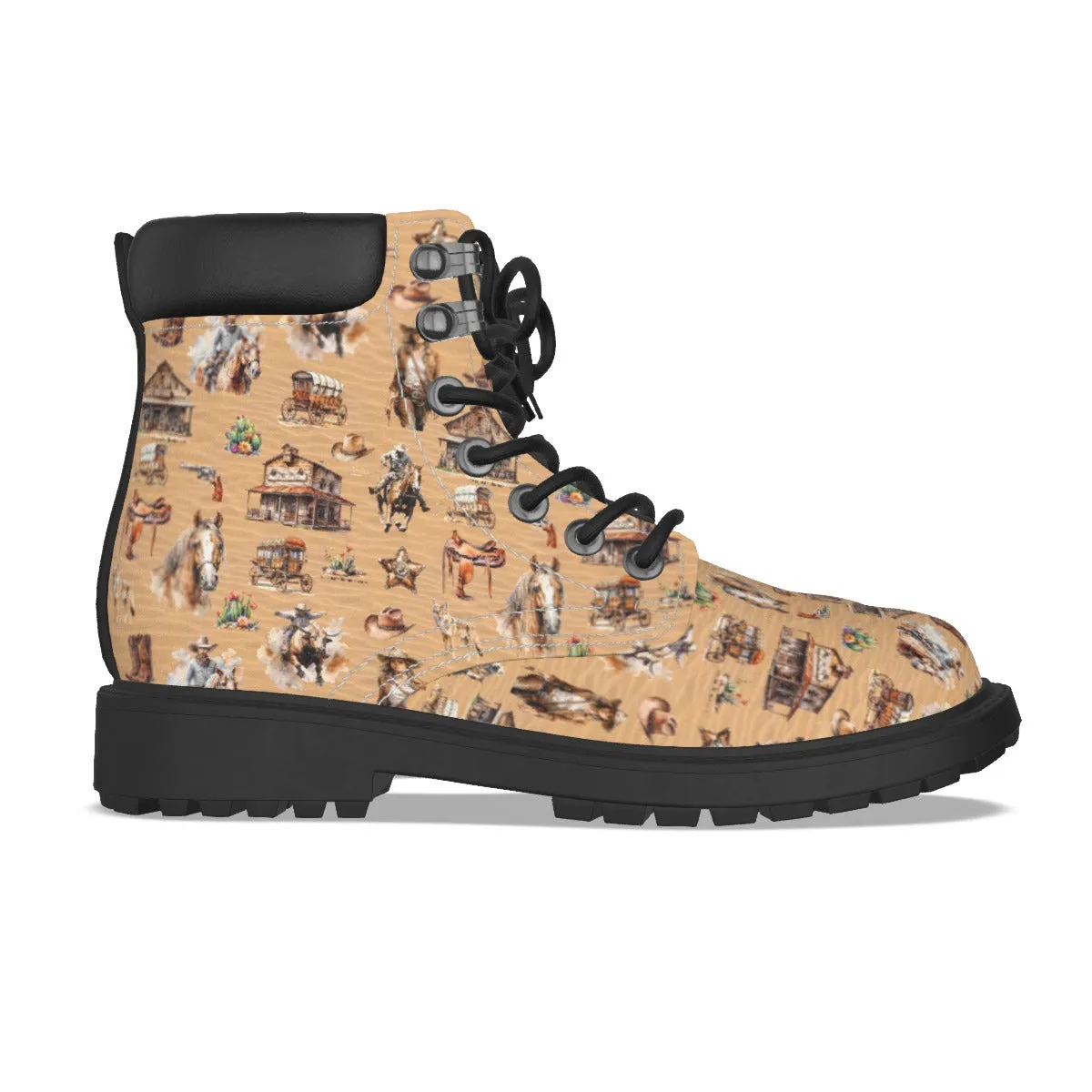 Misc AWESOME Designs Women's Martin Short Boots. Set 1 of 2