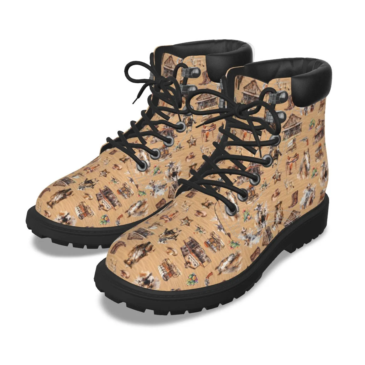 Misc AWESOME Designs Women's Martin Short Boots. Set 1 of 2