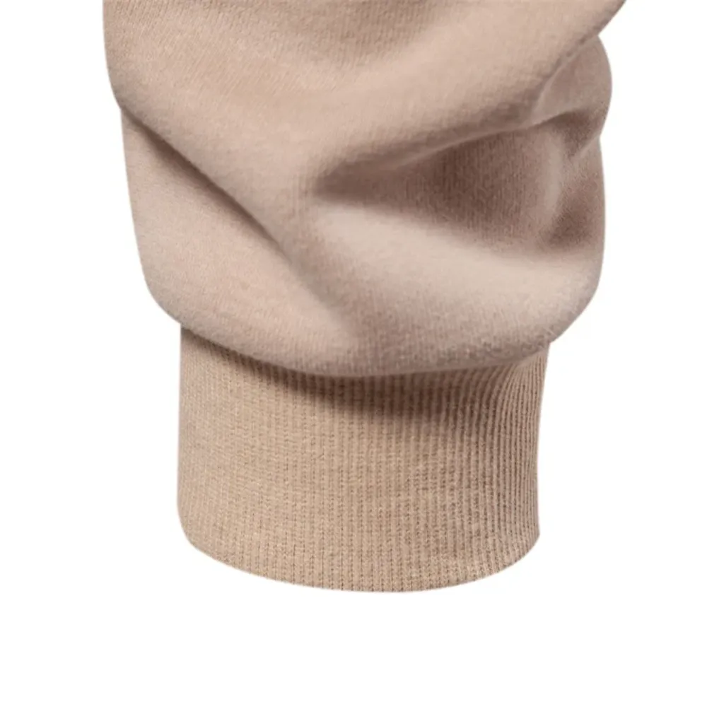 Opstndz - Heren Sweater Met Ronde Hals En Ritszak - Casual Stijl - Heren Trui