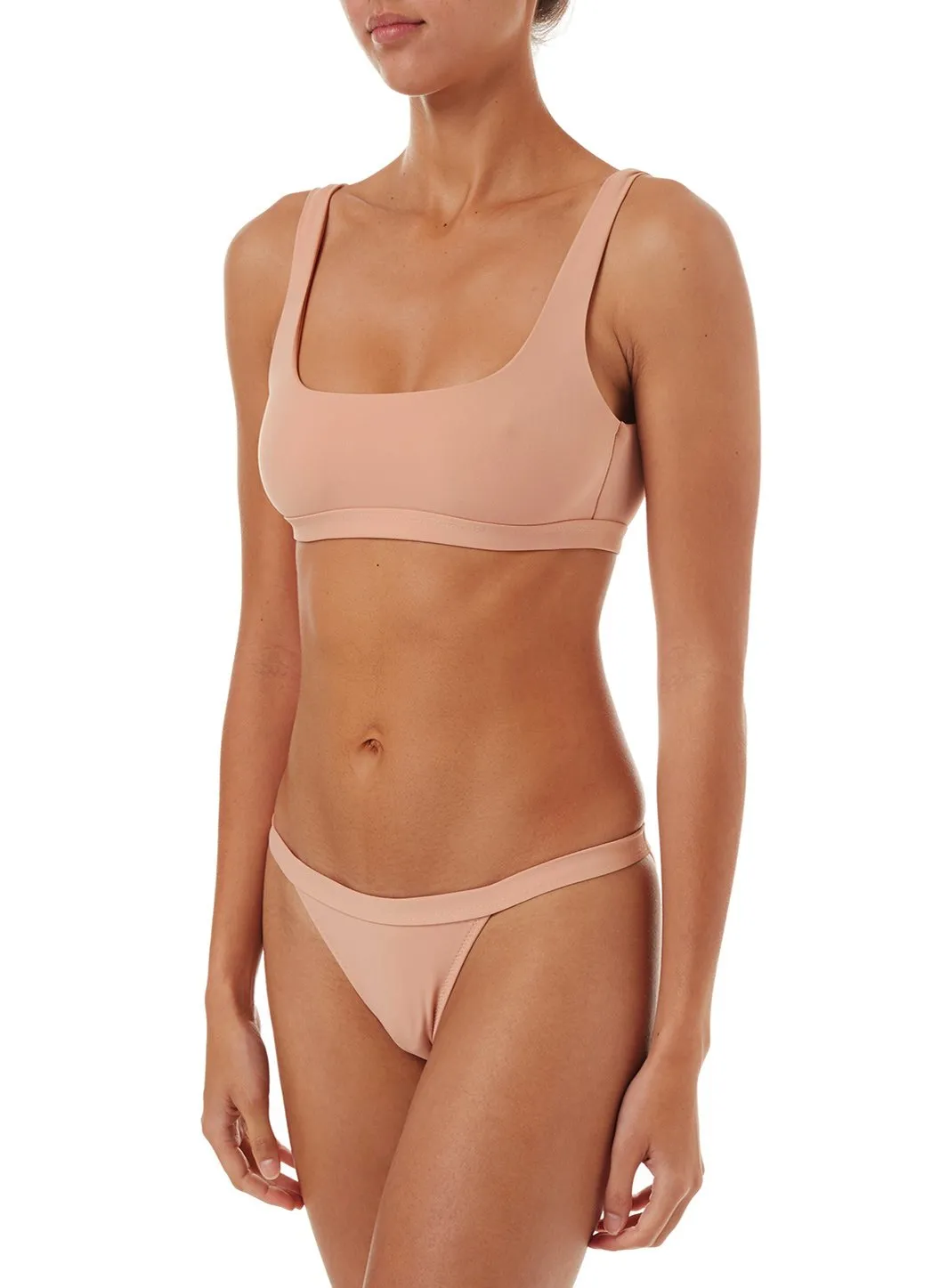 Orlando Tan Classic Over The Shoulder Crop Bikini