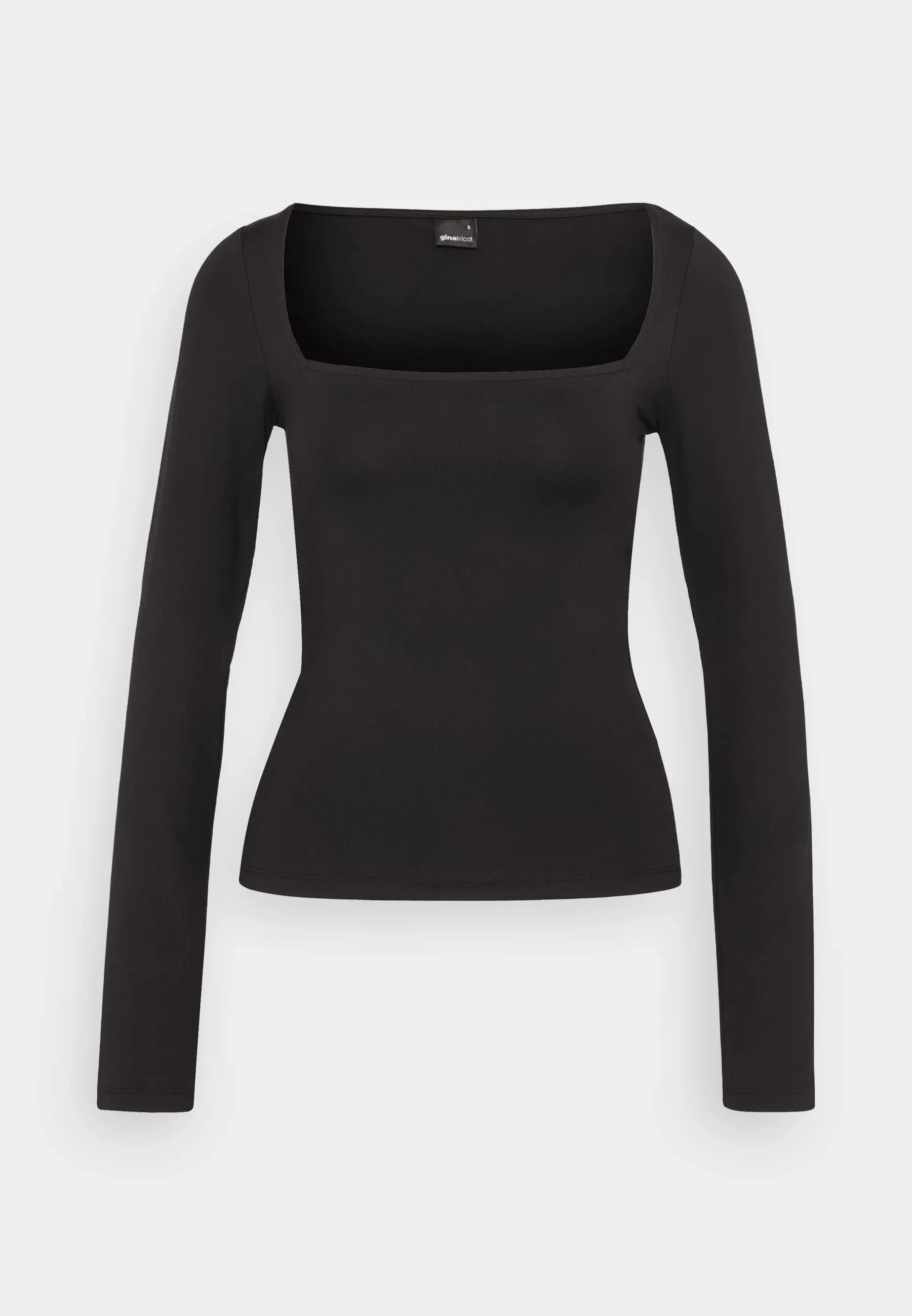 Square Neckline Knit Top