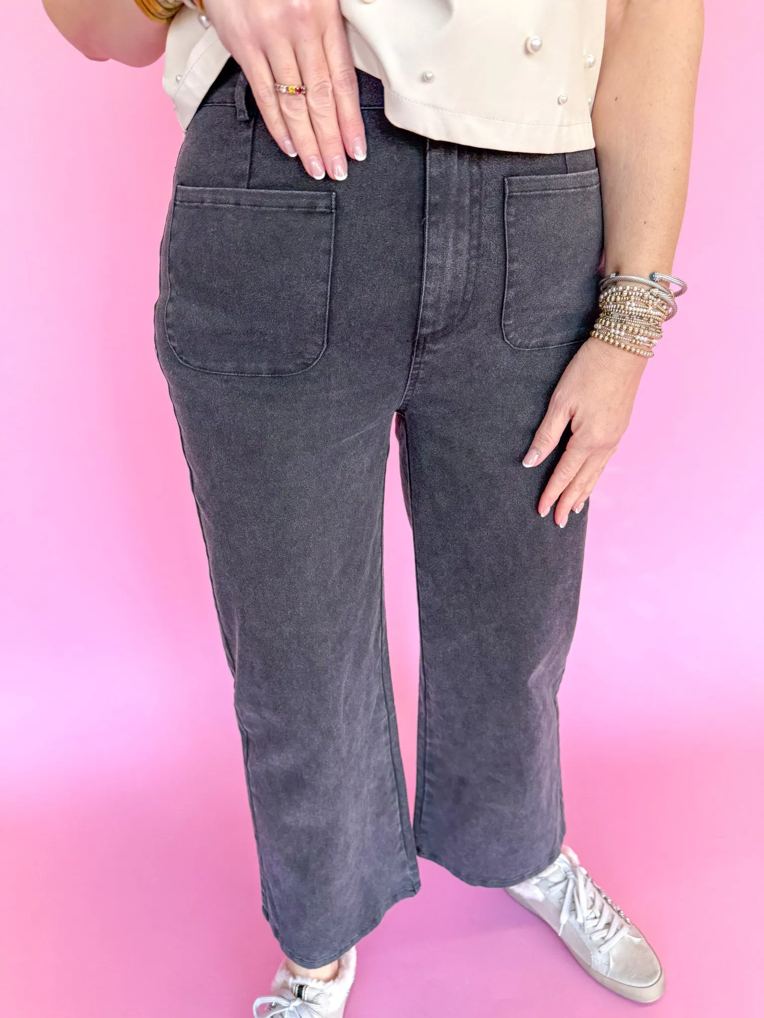 Step Right Up Pants - Black