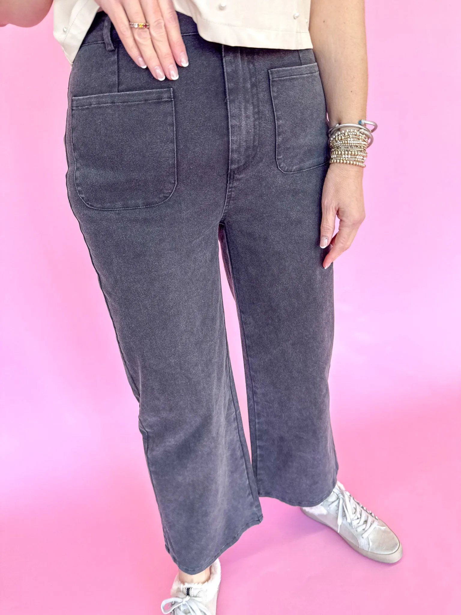 Step Right Up Pants - Black