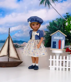 Summer Sailing - dress & jacket with shoes for Ruby Red Fashion Friends doll