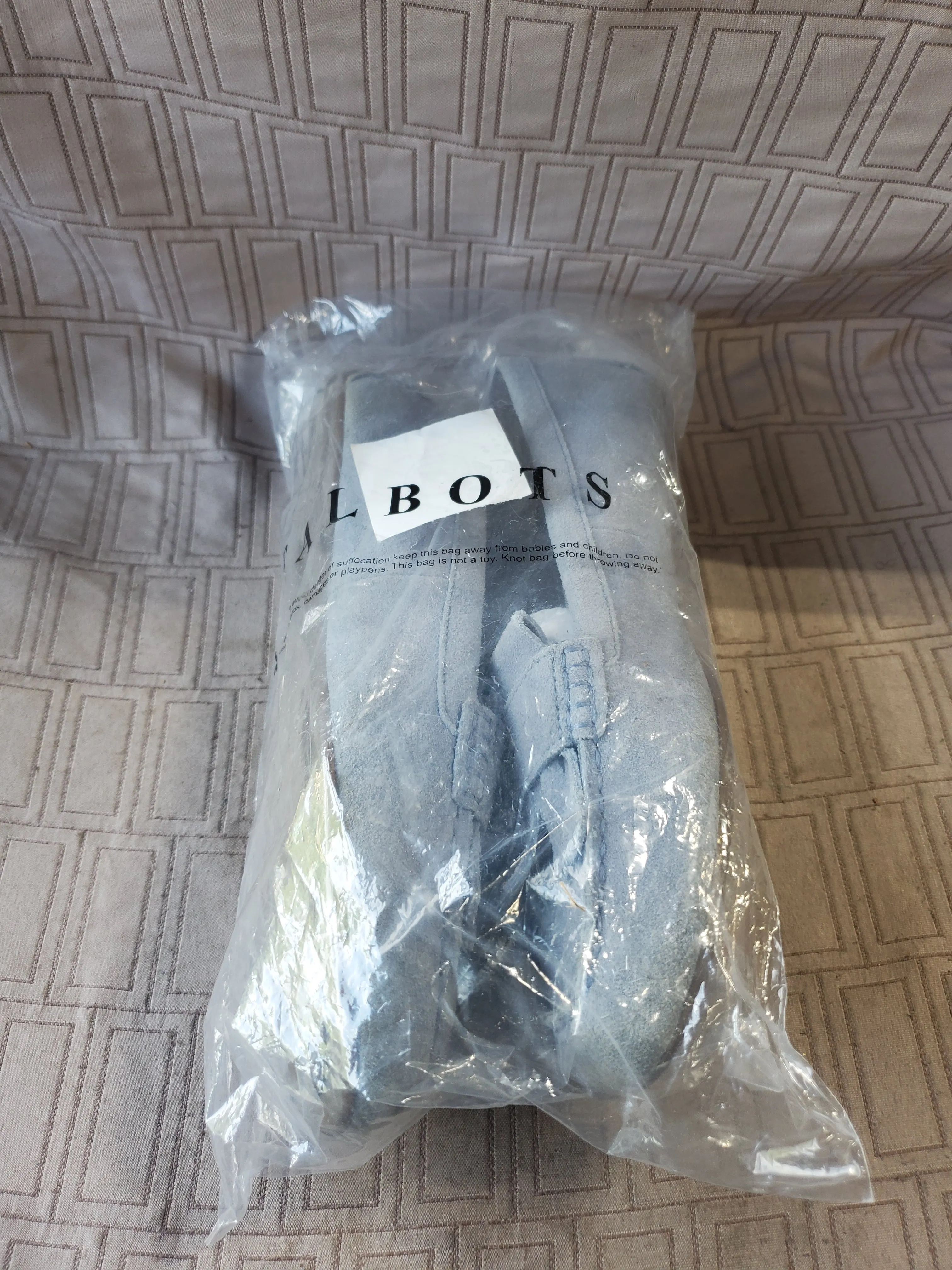 Talbots Blue Suede Loafers—Women's Size 8.5M