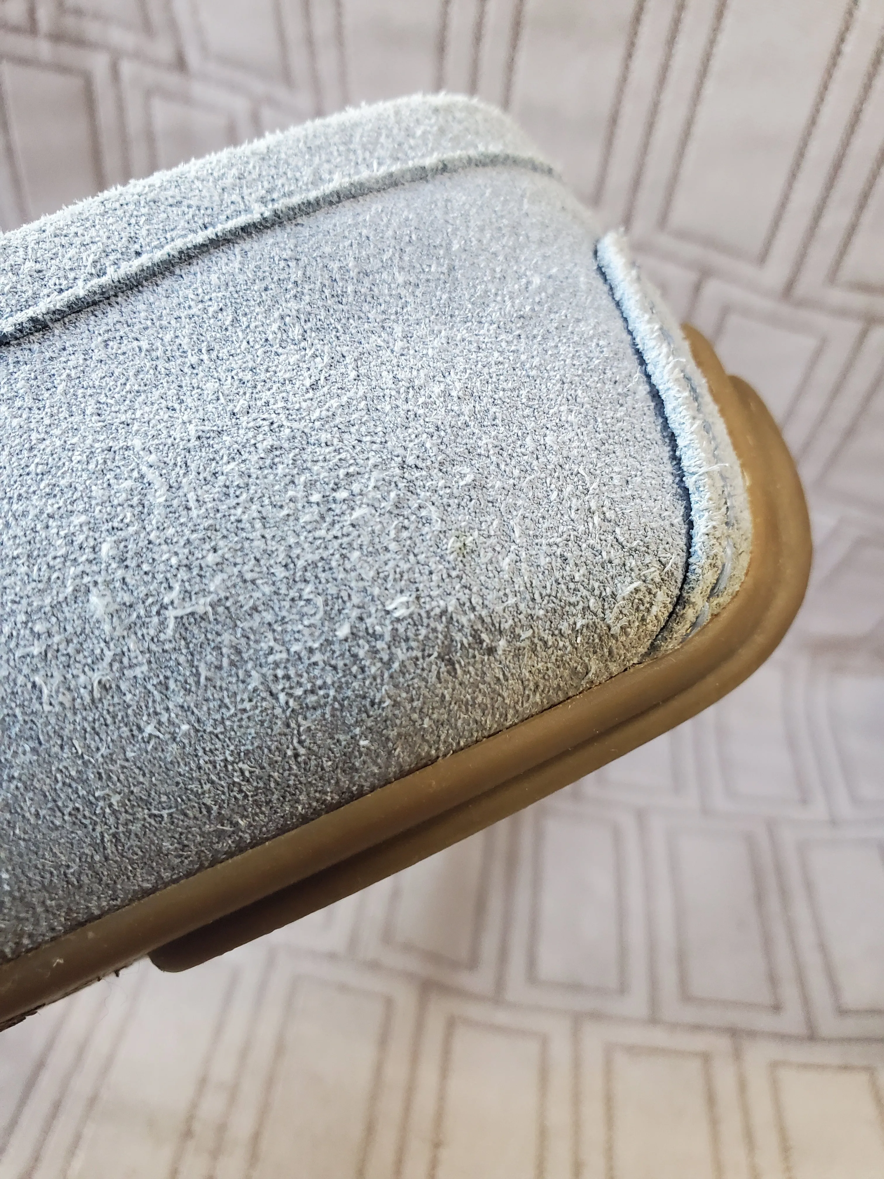 Talbots Blue Suede Loafers—Women's Size 8.5M