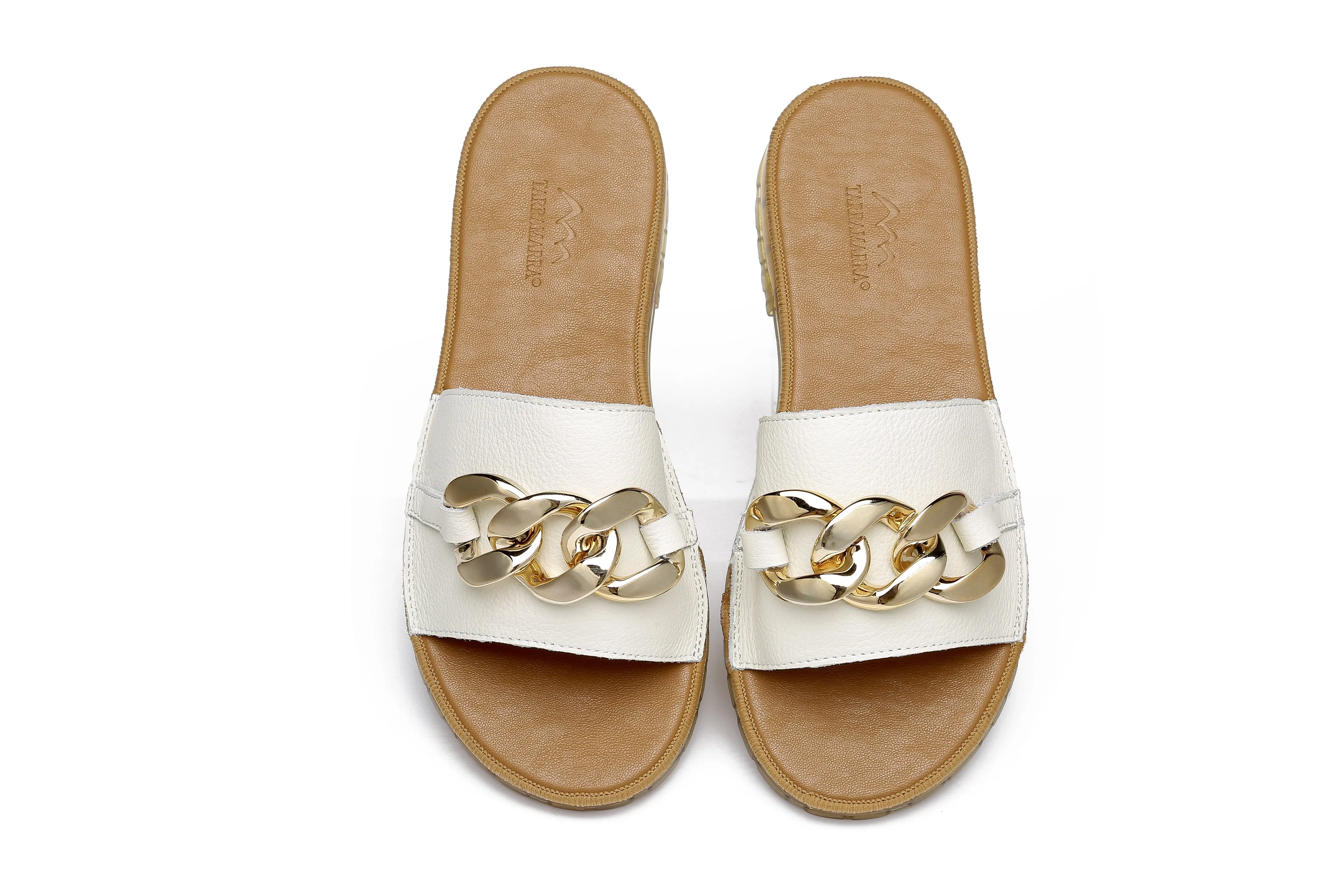 TARRAMARRA® Women Jianna Leather Flat Slides