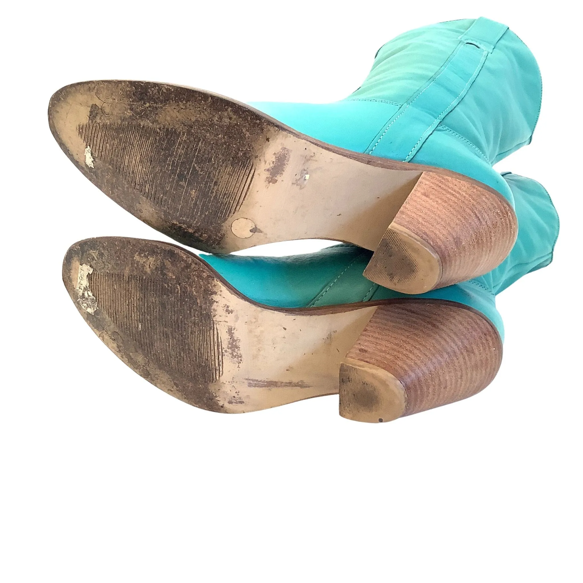 Teal Blue Western Boots