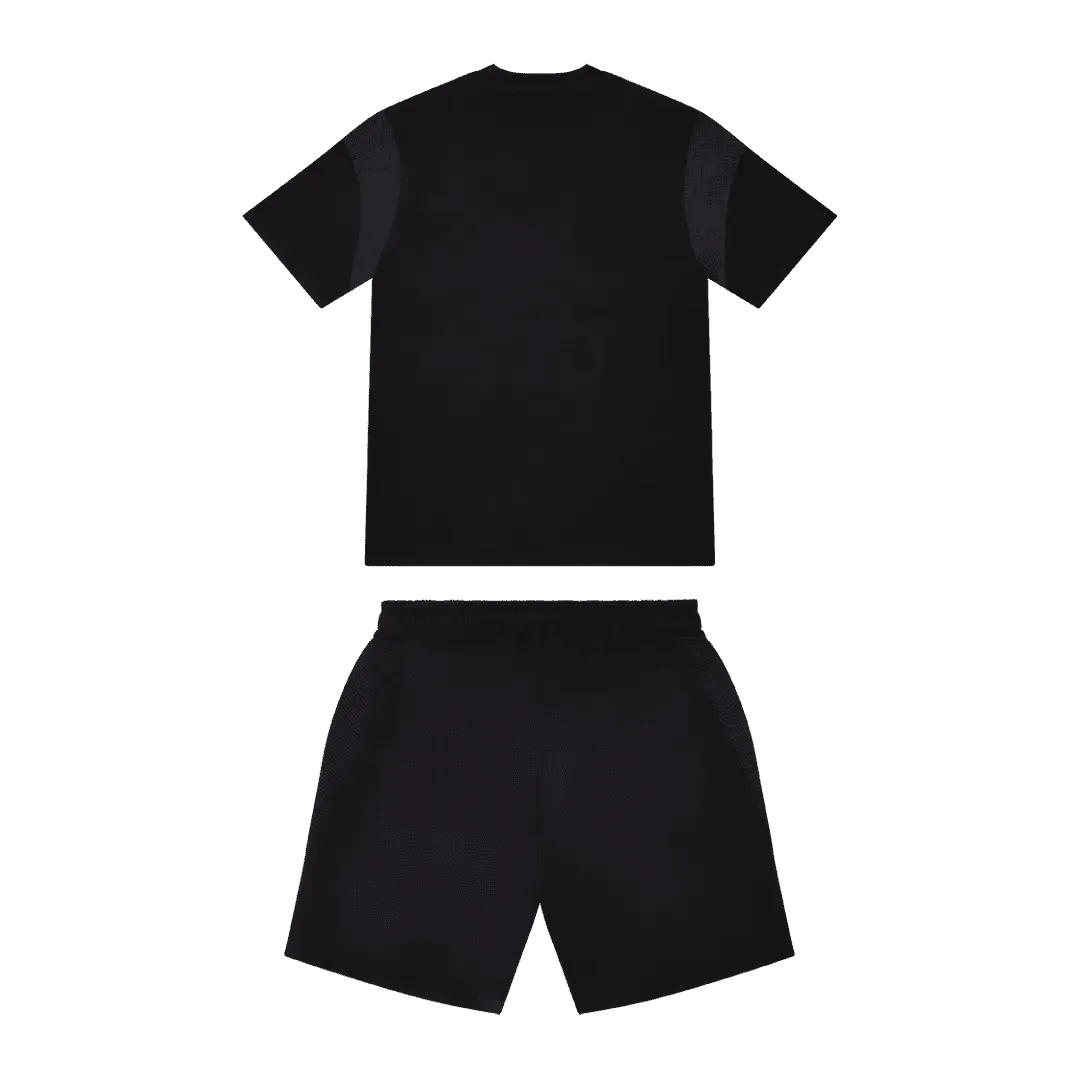 TRAPSTAR SHOOTERS SHORT SET - BLACK/RED