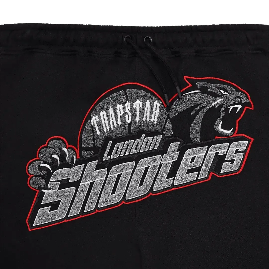 TRAPSTAR SHOOTERS SHORT SET - BLACK/RED
