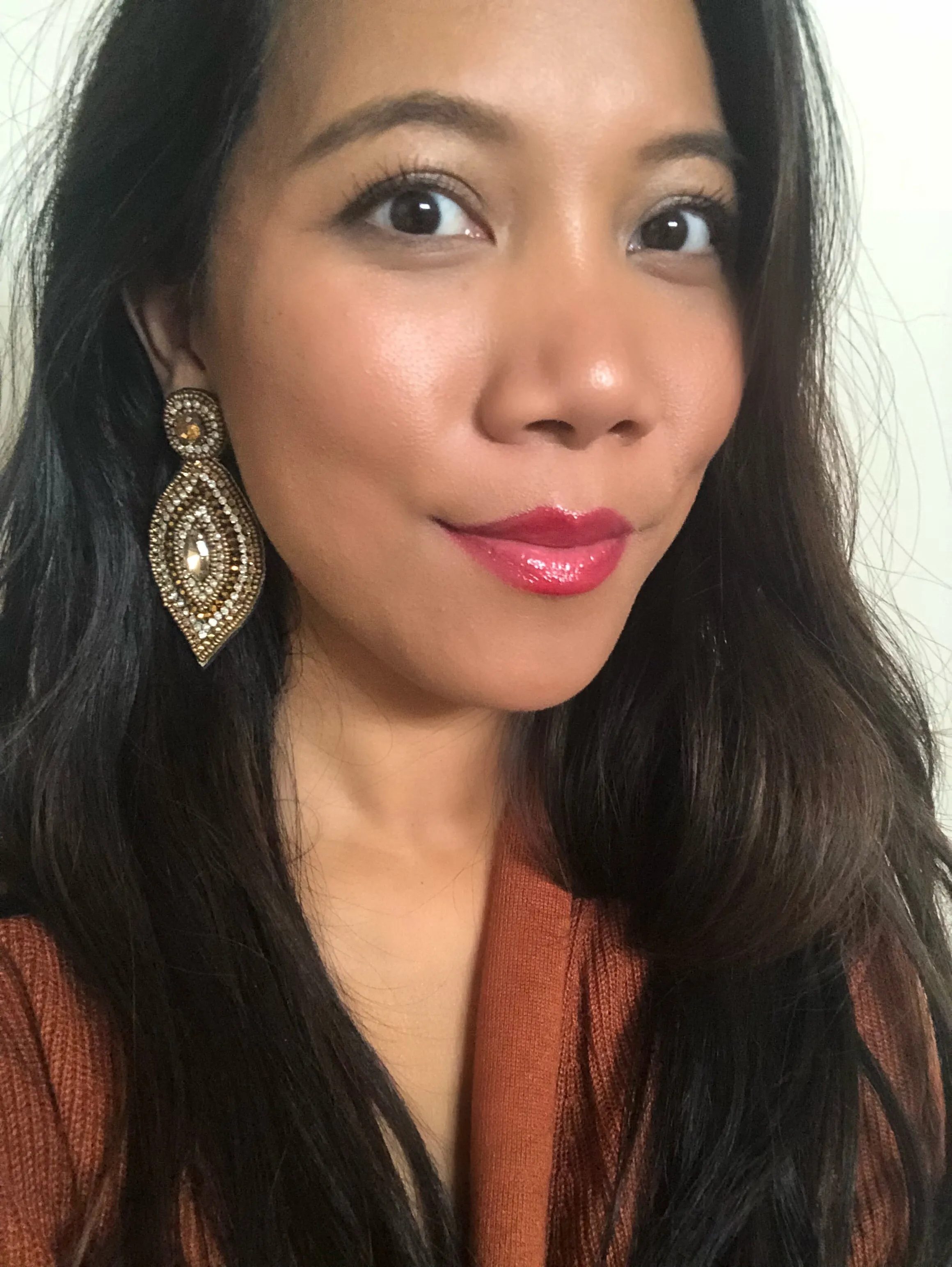 Tribecca Golden Hue Statement Earrings