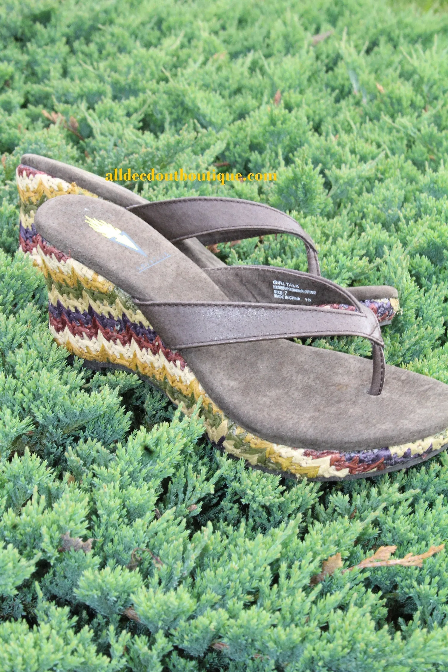 Very Volatile | Girl Talk Sandals Brown