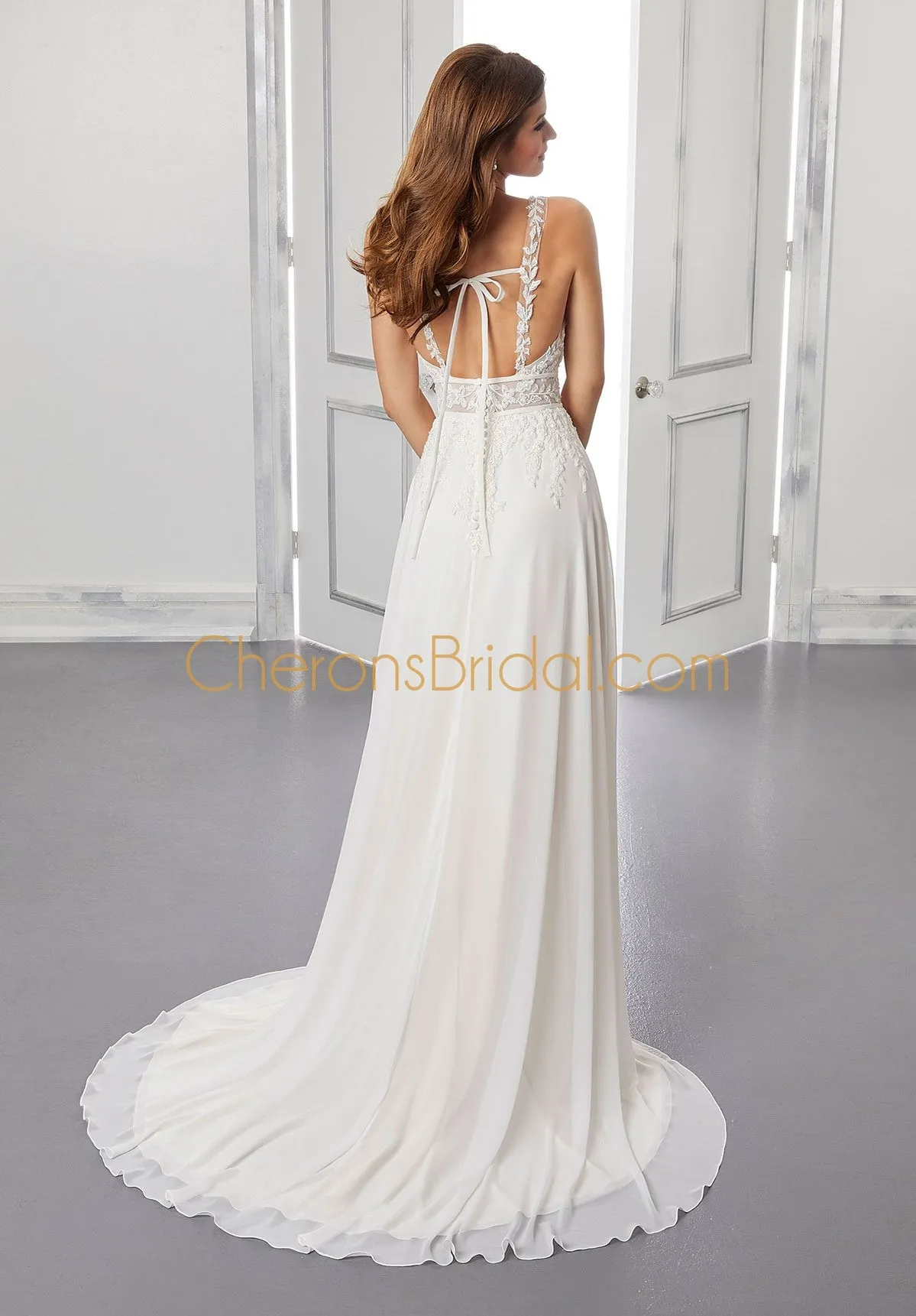 Voyage - 6942 - Brandy - Cheron's Bridal, Wedding Gown