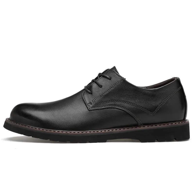 West Louis Business Men's Breathable Flat Oxford Shoes