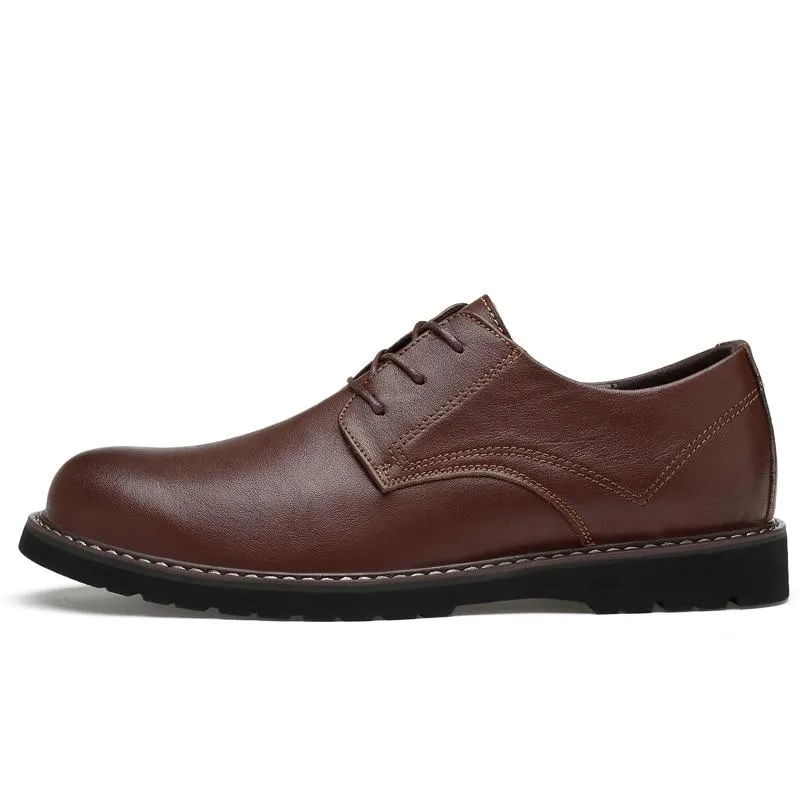 West Louis Business Men's Breathable Flat Oxford Shoes