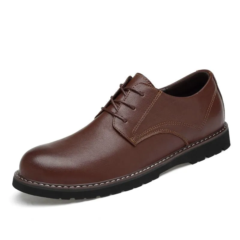 West Louis Business Men's Breathable Flat Oxford Shoes