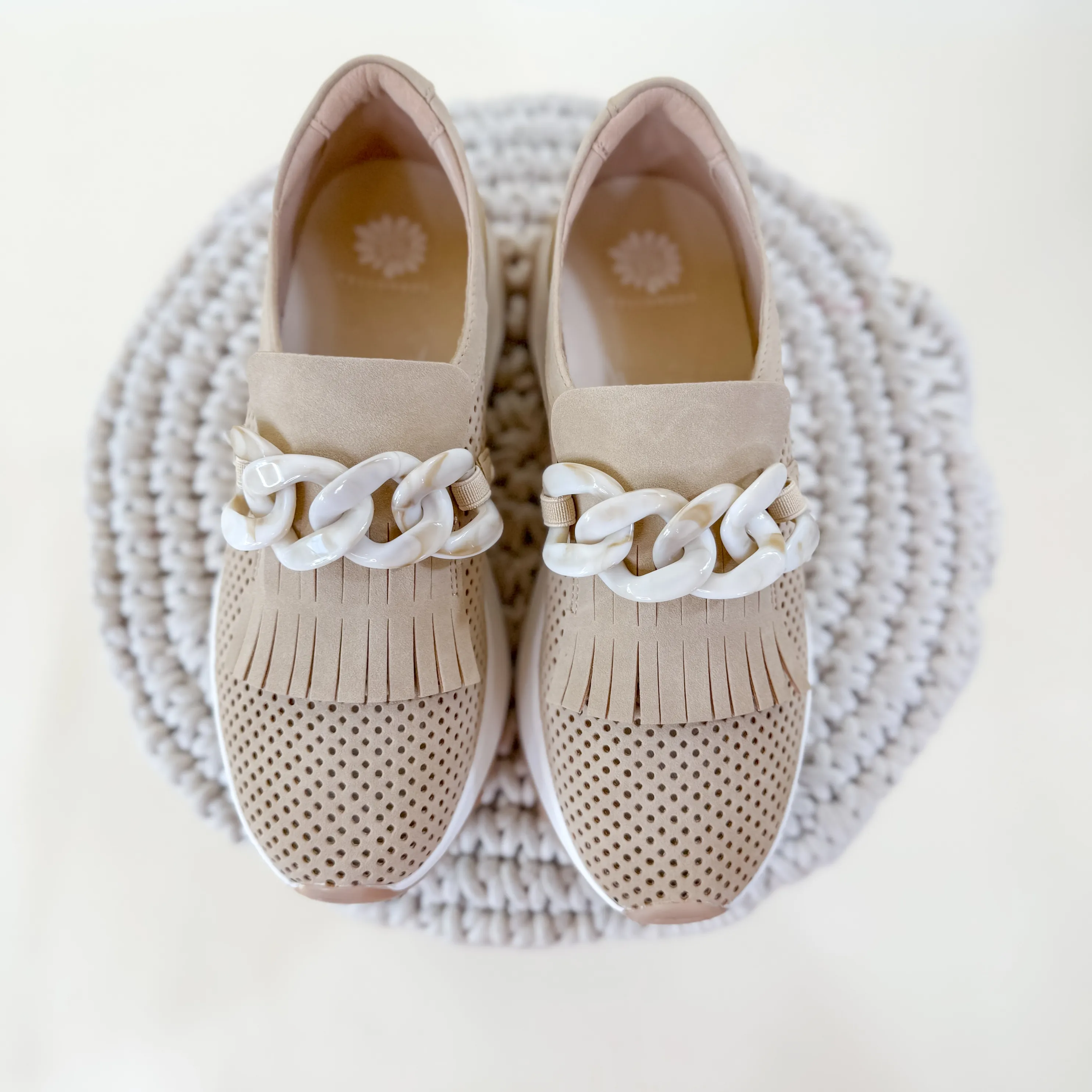 Yellow Box | Riska Slip-on Loafer in Sand